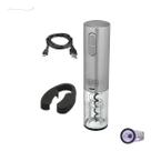 Abridor Vinho Elétrico Inox Recarregável Usb Saca Rolha Garrafa Black Decker W10 Bateria Abridor Vinho Elétrico Inox Recarregável Usb Saca Rolha Garrafa Black Decker W10 Bateria