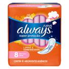 ABSORV ALWAYS BASICO SUAVE.S/ ABAS Com 8 UNID ABSORV ALWAYS BASICO SUAVE.S/ ABAS Com 8 UNID