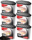 Absorvedor de umidade Vacplus, pacote com 6, 500 mL com carbono ativado Absorvedor de umidade Vacplus, pacote com 6, 500 mL com carbono ativado
