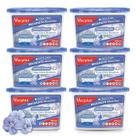 Absorvedor de umidade Vacplus, pacote com 6 desumidificadores de 310 ml, azul holandês