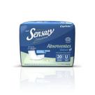 Absorvente Adulto Unissex Sensaty com 20 unidades
