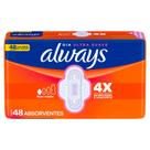 Absorvente Always Dia Ultra Suave Fluxo Médio com Abas 48 Unidades Leve Mais Por Menos Absorvente Always Dia Ultra Suave Fluxo Médio com Abas 48 Unidades Leve Mais Por Menos