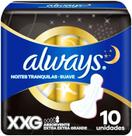 Absorvente always noturno seca c/abas xxg c/10