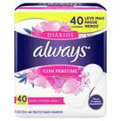 Absorvente always protetor diario leve 40 pague 30