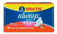 Absorvente Always Suave com Abas Pequeno 16und