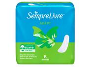 Absorvente Cobertura Suave Sem Abas Sempre Livre 8 Unidades