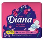 Absorvente Diana Suave Com Abas 8 Unidades