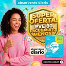 Absorvente Diário feminino 80 Unidades , Respirável, pH Control,Proteção e Conforto Diário Absorvente Diário feminino 80 Unidades , Respirável, pH Control,Proteção e Conforto Diário