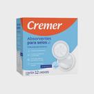 Absorvente em Gel Protetor Para Seios - 12 Unidades - Cremer