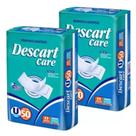 Absorvente Geriátrico Adulto Descartável Unissex Incontinência Urinária Com Gel Descart Care 100 Unidedes Unissex
