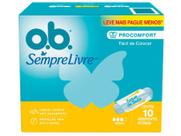Absorvente Interno Dia e Noite O.B. Original - 10 Unidades