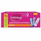 Absorvente Interno Intimus Super 16 Unidades Leve Mais Por Menos