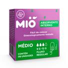 Absorvente Interno Mió Médio Fluxo Regular 8 Unidades