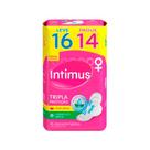 Absorvente Intimus com Abas Tripla Proteção Seca Lv16 Pg14