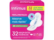 Absorvente Intimus Gel Tripla Proteção Seca - com Abas 32 unidades