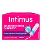 Absorvente intimus interno mini - 8 unidades - Kimberly-clark kenko