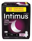 Absorvente Intimus Noturno Cobertura Suave Com Abas com 30 unidades