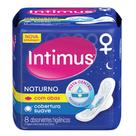 Absorvente Intimus Noturno Cobertura Suave com Abas Embalagem com 8 Unidades
