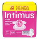 Absorvente Intimus Toda Protegida Cobertura Seca Com Abas 32 unidades Absorvente Intimus Toda Protegida Cobertura Seca Com Abas 32 unidades