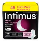 Absorvente Intimus Toda Protegida Noturno Suave com Abas 45 Unidades Leve Mais Por Menos
