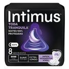 Absorvente Intimus Toda Tranquila Noturno Extra Longo com Abas 8 Unidades Absorvente Intimus Toda Tranquila Noturno Extra Longo com Abas 8 Unidades