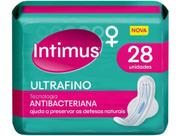 Absorvente Intimus UltrafinoTecnologia Antibacteriana com Abas com 28 unidades