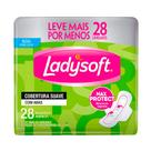 Absorvente Ladysoft Cobertura Suave com Abas 28 Unidades Leve Mais por Menos