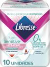 Absorvente Libresse Pure Sensitive Ultrafino Extra Suave com Abas 10 unidades