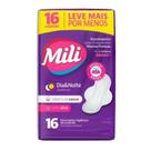 Absorvente Mili Dia e Noite 16 Unidades Suave Absorção Rápida com Abas Absorvente Mili Dia e Noite 16 Unidades Suave Absorção Rápida com Abas