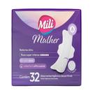 Absorvente Mili Mulher Noturno Ultra Com Abas - Embalagem com 32 Unidades Absorvente Mili Mulher Noturno Ultra Com Abas - Embalagem com 32 Unidades