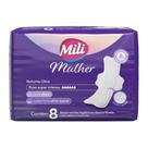 Absorvente Mili Mulher Noturno Ultra Com Abas - Embalagem com 8 Unidades