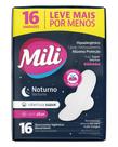 Absorvente Mili Noturno com 16