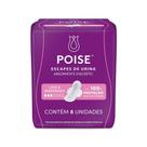 Absorvente para Escape Discreto Leve a Moderada Feminino com Abas Poise 8 Unidades