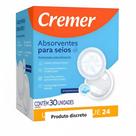 ABSORVENTE PARA SEIOS CREMER 30 unidades Gel Superabsorvente