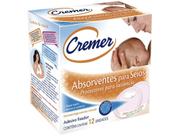 Absorvente para Seios Cremer Mamãe Bebê - 12 Unidades Tam. Único