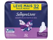 Absorvente sempre livre adapt plus noturno suave noite e dia c/32