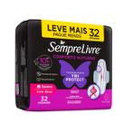 Absorvente Sempre Livre Conforto Noturno Cobertura Suave Com Abas 32 unidades Absorvente Sempre Livre Conforto Noturno Cobertura Suave Com Abas 32 unidades