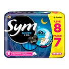 Absorvente Sym Noite & Dia Cobertura Suave com Abas Leve 8 Pague 7 - Santher