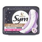 Absorvente Sym Noturno Fluxo Intenso Extra Suave Com Abas 8 Unidades
