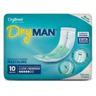 Absorvente Urinário Masculino (DRYMAN) - Pacote com 10 Unidades