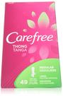 Absorventes Íntimos Carefree Thong Regular Sem Perfume 98 Unidades Absorventes Íntimos Carefree Thong Regular Sem Perfume 98 Unidades
