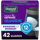 Absorventes para Incontinência Depend Guards Masculino Noturno 42 unidades