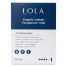 Absorventes pós-parto LOLA de algodão orgânico, 20 unidades, ultraabsorventes