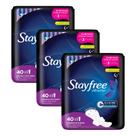 Absorventes Stayfree Ultra Fino Noturno com Abas 120 Unidades