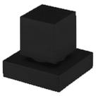 Acabamento de Registro para 1416/1510 1'' a 2" Grande Padrão Deca All Black Matte - 3393 C65 Talence Acabamento de Registro para 1416/1510 1'' a 2" Grande Padrão Deca All Black Matte - 3393 C65 Talence