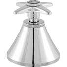 Acabamento de Registro para 1416/1510 1'' a 2" Grande Padrão Deca Cromado - 3393 C23 Basic Acabamento de Registro para 1416/1510 1'' a 2" Grande Padrão Deca Cromado - 3393 C23 Basic