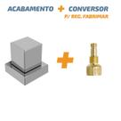 Acabamento De Registro Quadrado Abs 1/2' Ou 3/4 Reg Fabrimar