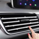 Acabamento de saída de ventilação para carro INSAUTO Bling Rhinestone, 10 unidades (multicoloridas)