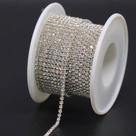 Acabamento de strass de cristal Jerler 10 jardas SS6,5/2,0 mm Acabamento de strass de cristal Jerler 10 jardas SS6,5/2,0 mm