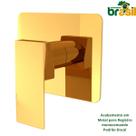Acabamento Dourado Monocomando Quadrado Padrão Docol Acabamento Dourado Monocomando Quadrado Padrão Docol